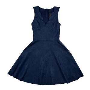 Design Lab Lord & Taylor Blue Mini Dress | Size XS